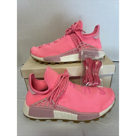Adidas Pharrell Williams Human Race NMD Pink Sneakers Shoes SIZE 9.5